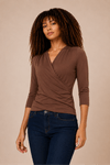 Blusa decote transpassado stella maris4 -1-